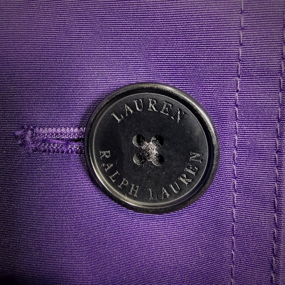 Lauren Ralph Lauren Purple Short Peacoat Jacket - Picture 6 of 7